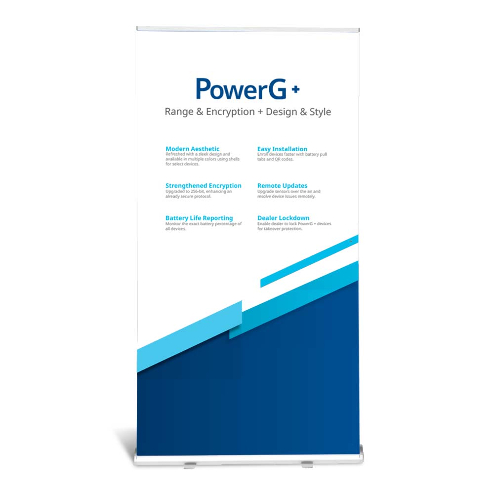 PowerG+ Tabletop Retractable Banner