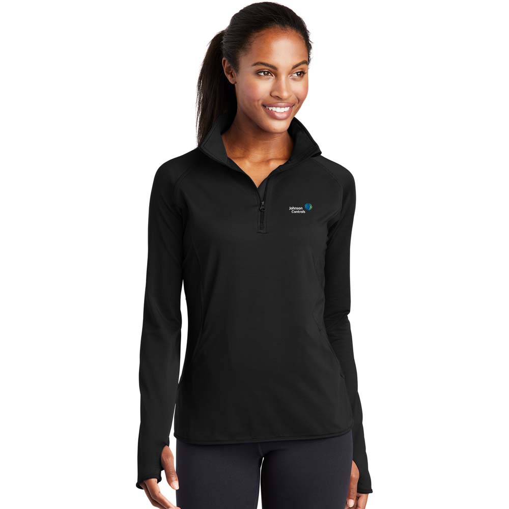 Sport-Tek® Women's Sport-Wick® Stretch 1/4-Zip Pullover