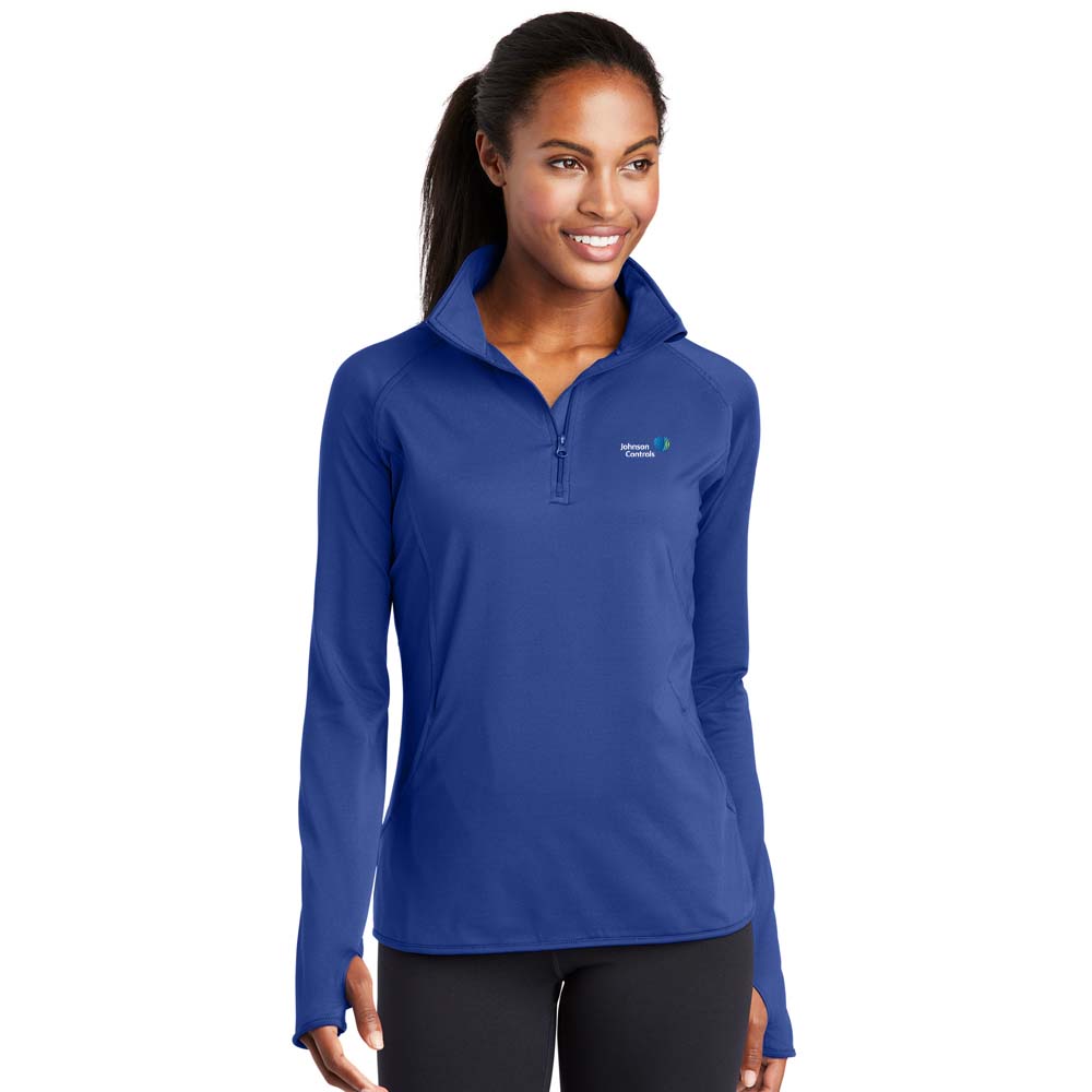 Sport-Tek® Women's Sport-Wick® Stretch 1/4-Zip Pullover