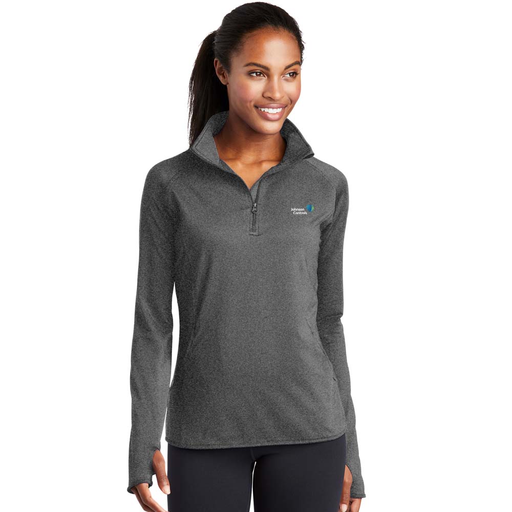 Sport-Tek® Women's Sport-Wick® Stretch 1/4-Zip Pullover