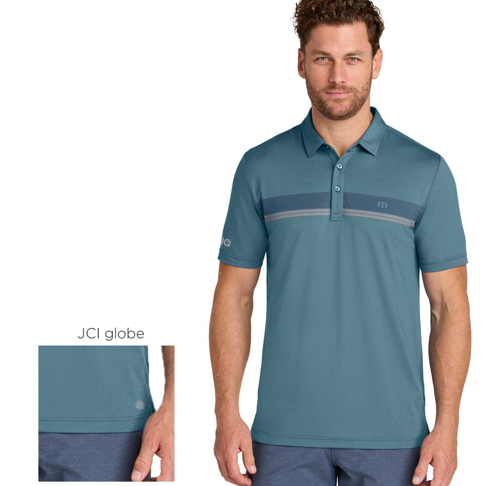 Travis Mathew Glenview Stripe Polo Mens