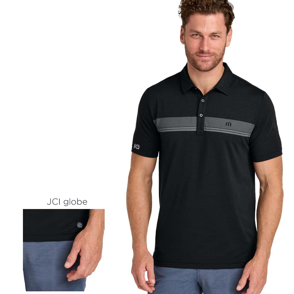 Travis Mathew Glenview Stripe Polo Mens