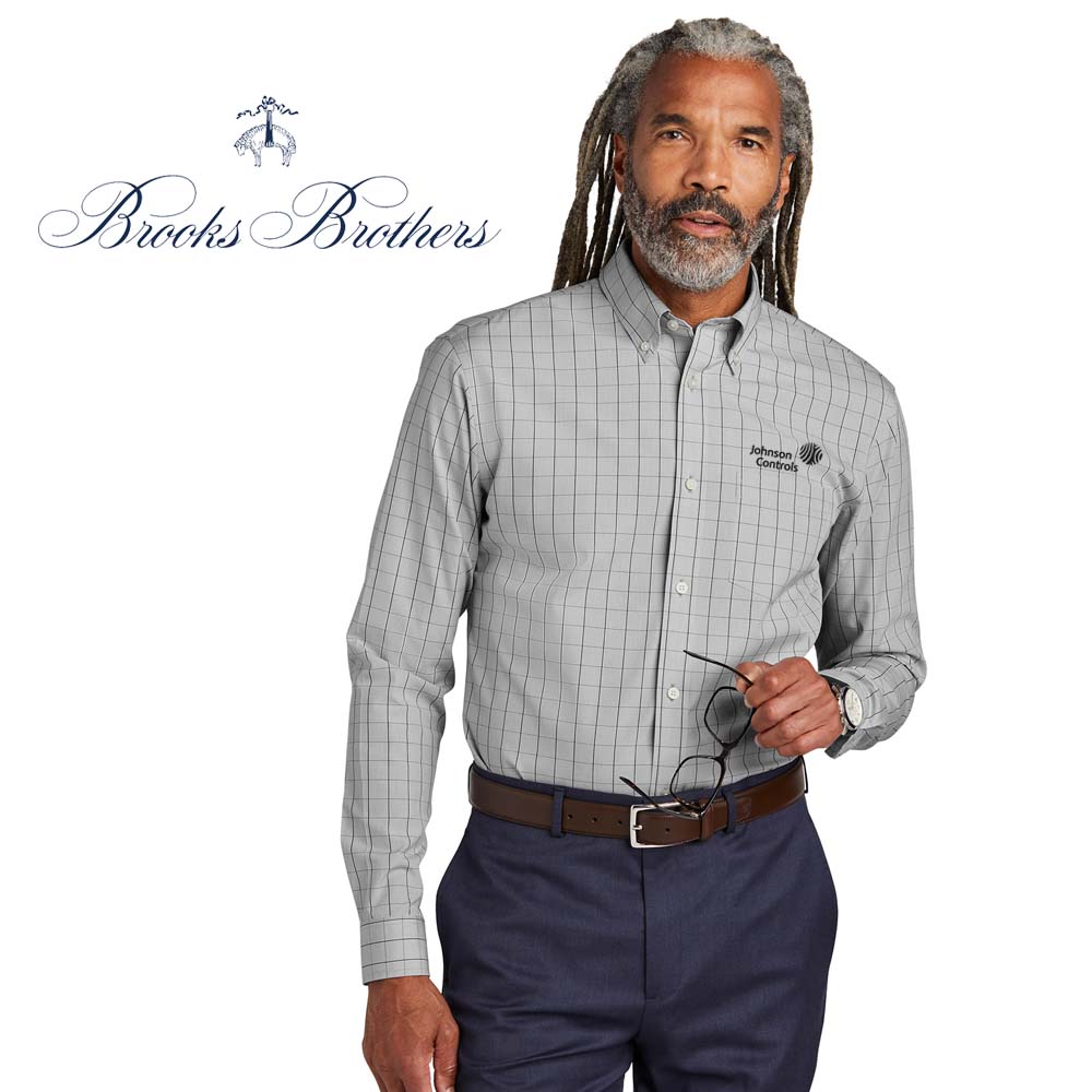 Brooks Brother Wrinkle-Free Stretch Patterned Shirt