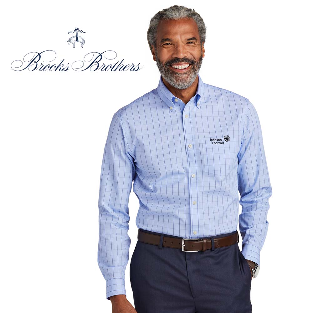 Brooks Brother Wrinkle-Free Stretch Patterned Shirt