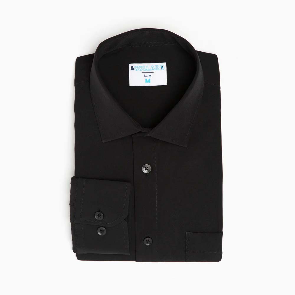 &Collar Stretch Dress Shirt