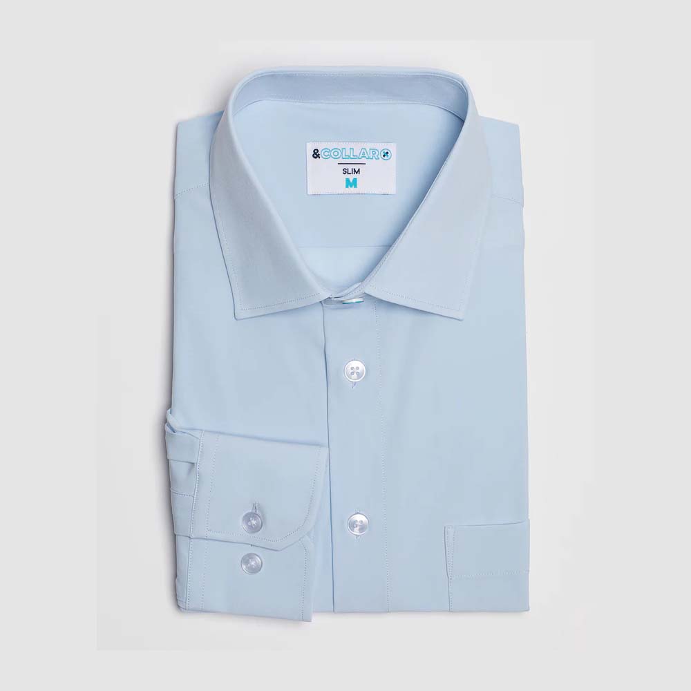 &Collar Stretch Dress Shirt