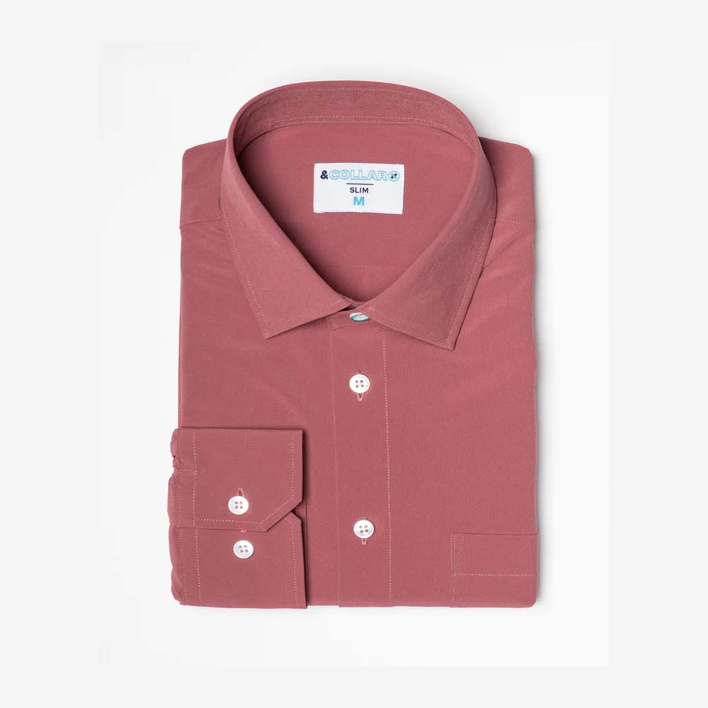 &Collar Stretch Dress Shirt