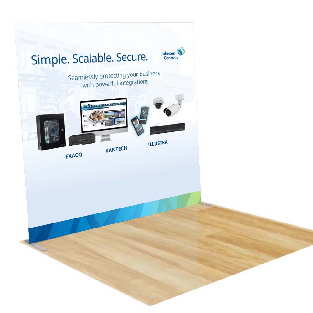 8'x8' Commercial ACVS Tension Fabric Display
