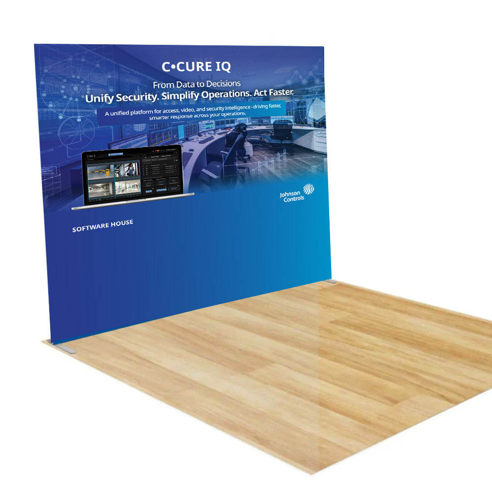 C·CURE IQ 8'x8' Tension Fabric Display