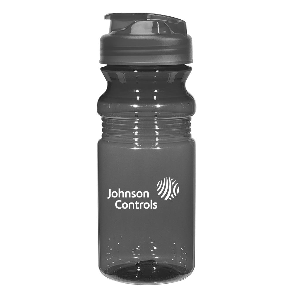 20 OZ. POLY-CLEAR™ FITNESS BOTTLE WITH SUPER SIPPER LID ($4.80ea)