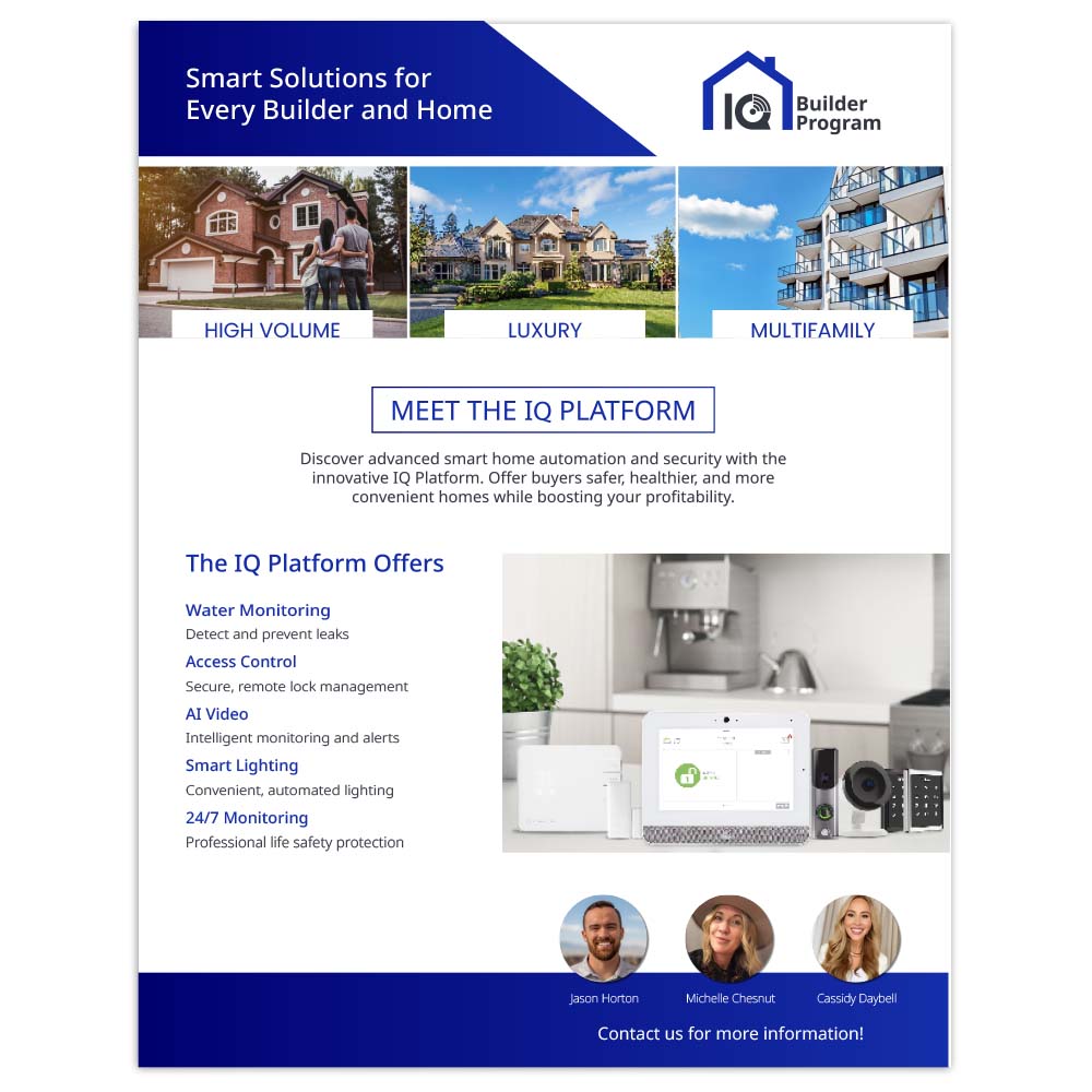 Builder Program 8.5"x11" Flyer