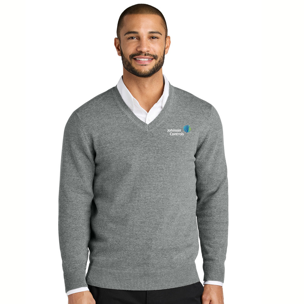 AHR - Mens Port Authority Easy Care V-Neck Sweater