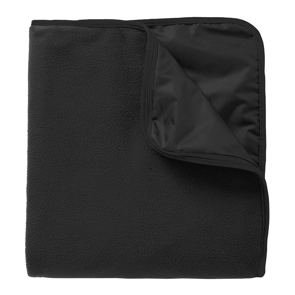 Travel Fleece/Poly Blanket with Strap