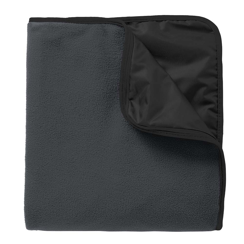 Travel Fleece/Poly Blanket with Strap